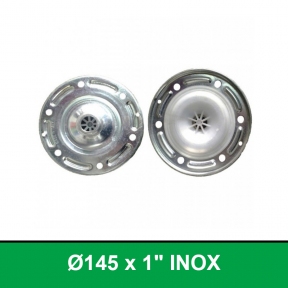Нержавіючий фланець для бака Ø145 x 1