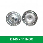 Нержавіючий фланець для бака Ø145 x 1